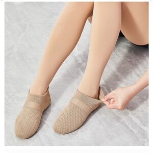 Elegant Tan Women's Ballet Shoes